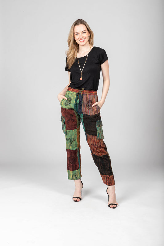 Boho Patchwork Pant.